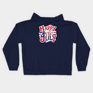 Happy 4Th of July American Independence Day Kids Hoodie